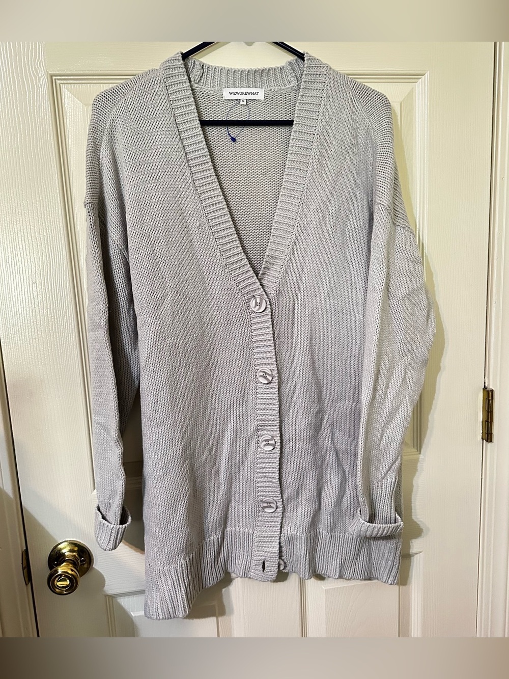 Crème Button Cardigan Sweater